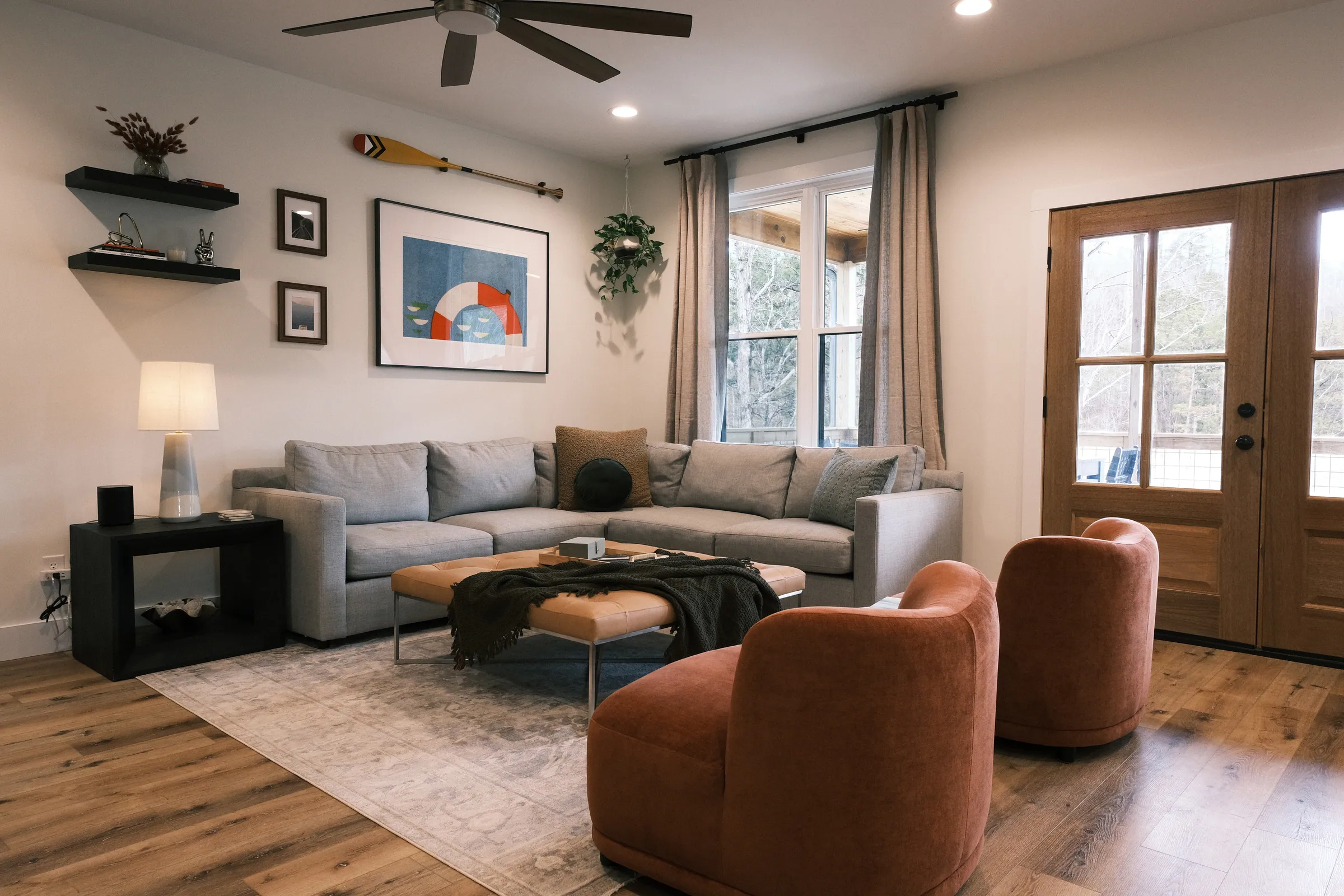 White Oak living room
